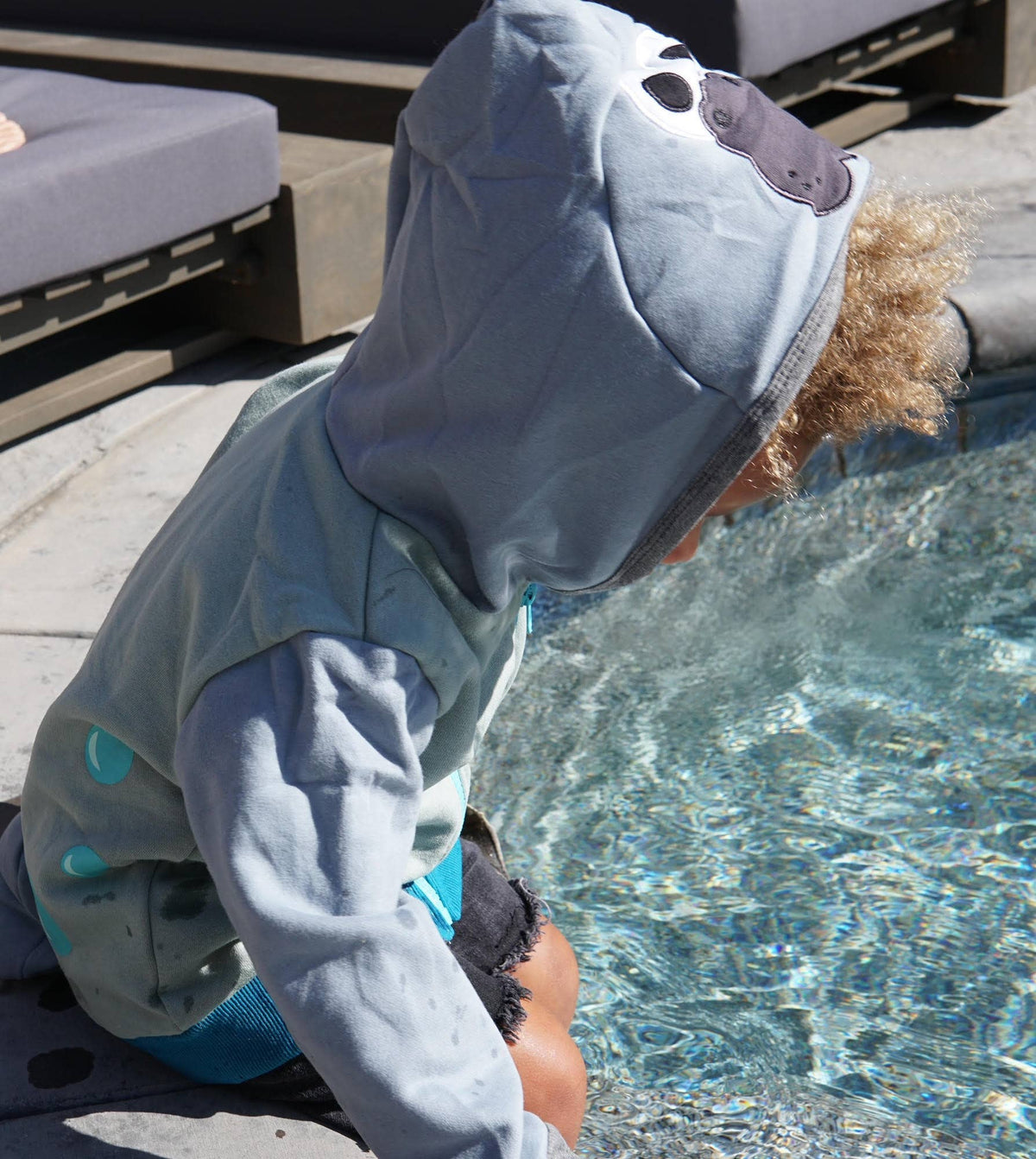 Manatee Toddler & Kids 3D Hoodie: 3T