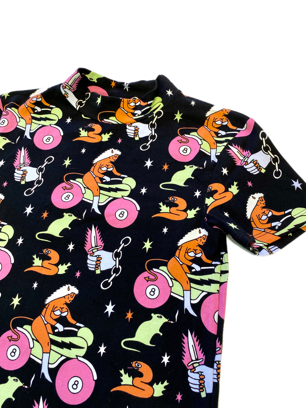 Mock Neck Mean Machine