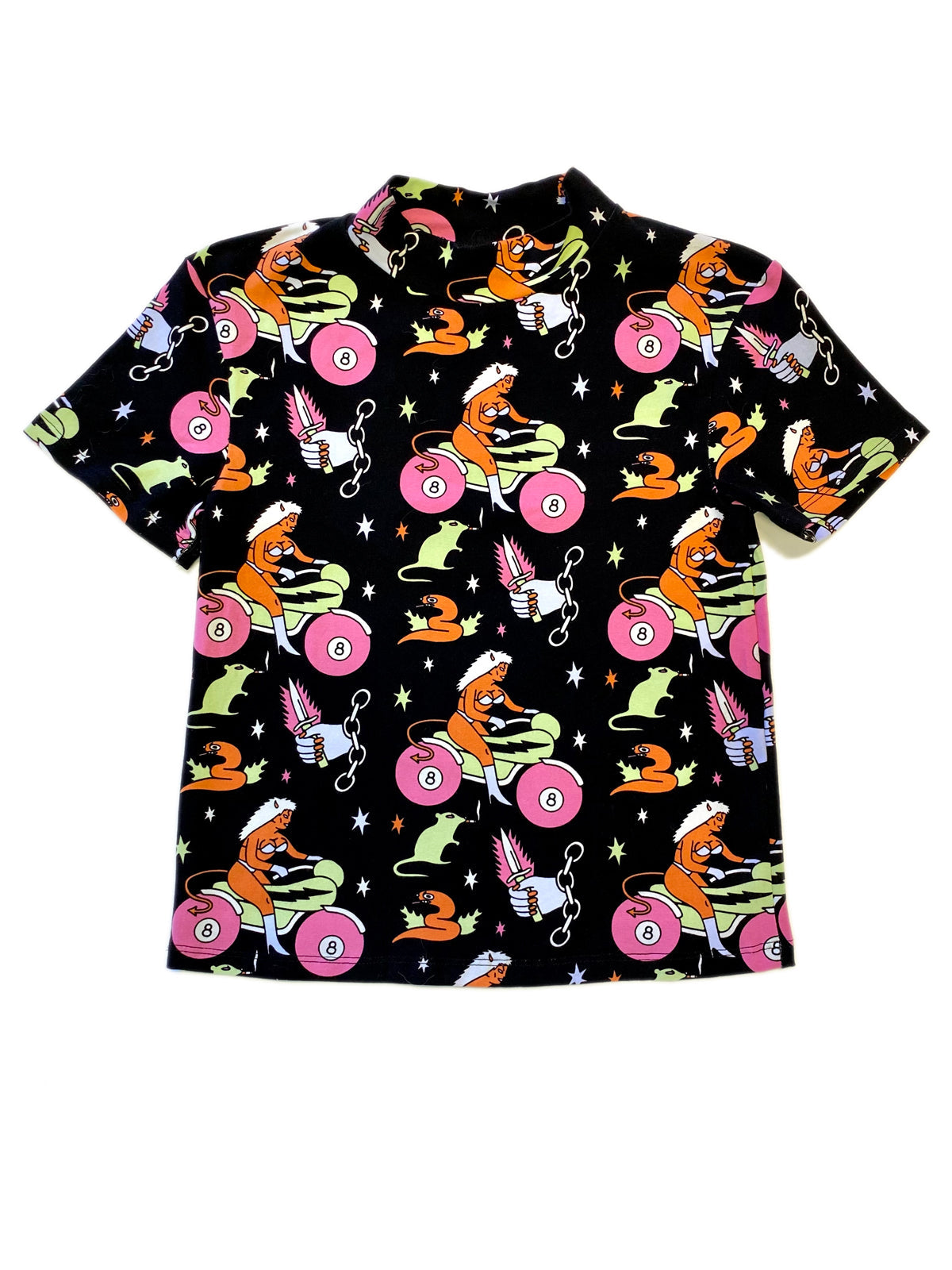 Mock Neck Mean Machine