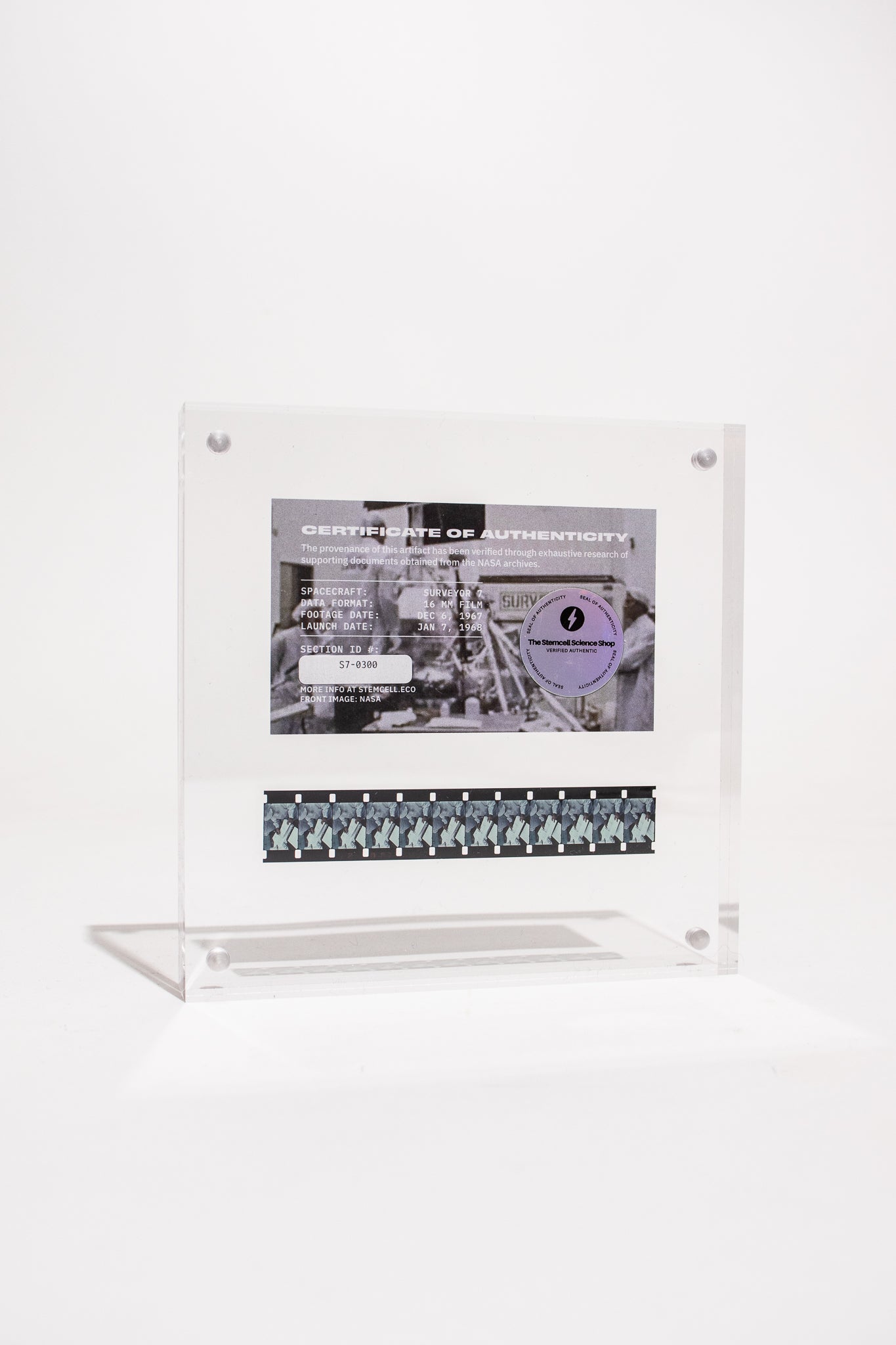 NASA Surveyor 7 Assembly Film Section