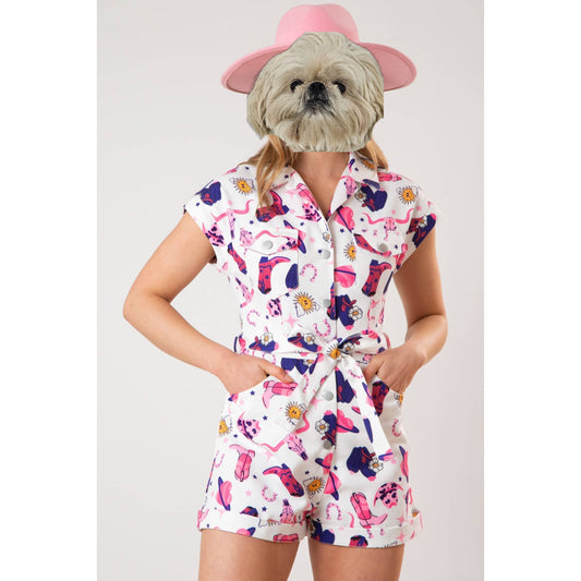 Space Cowgirl Romper by Fantastic Fawn