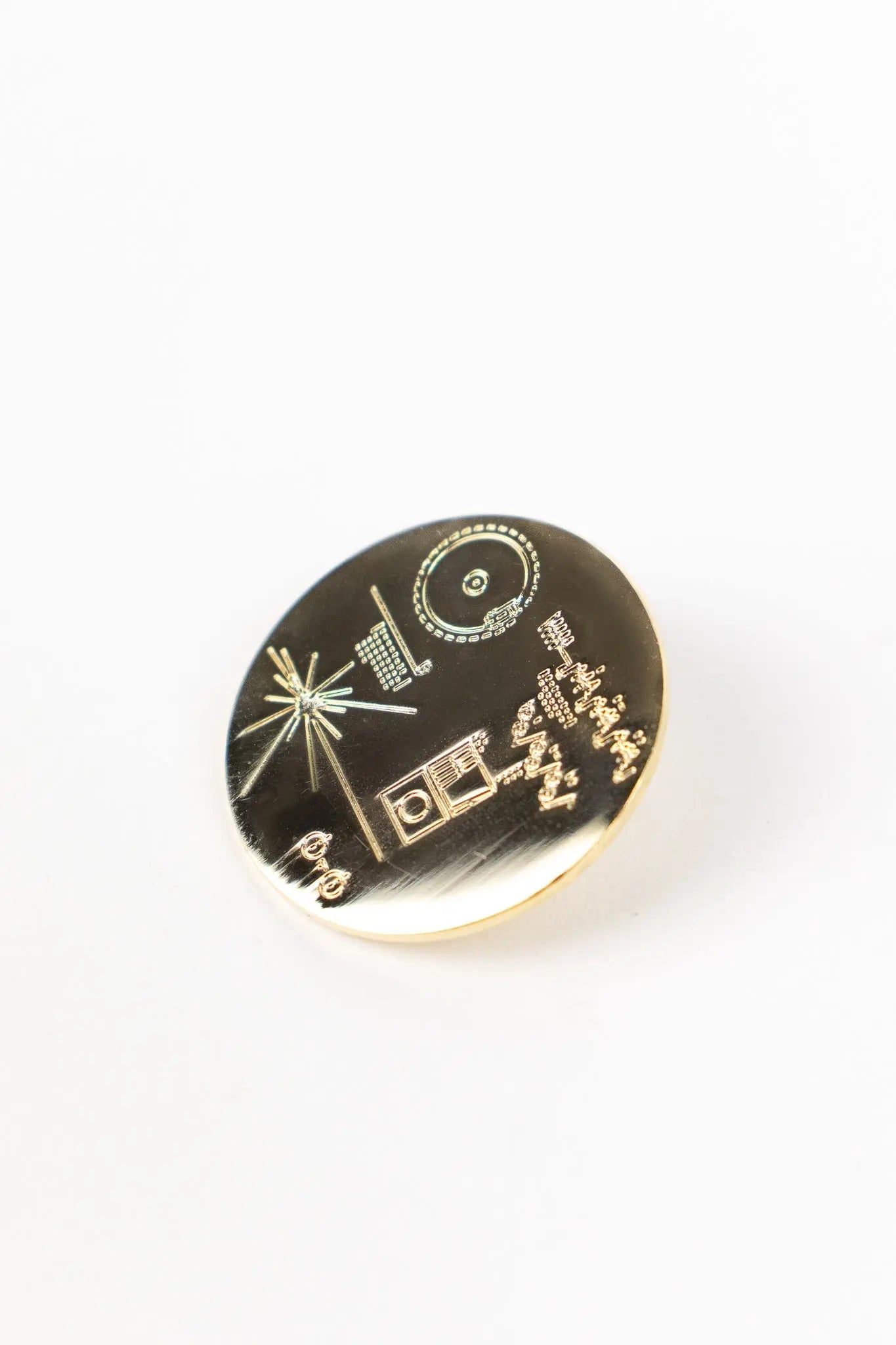 Voyager Golden Record Cover Pin